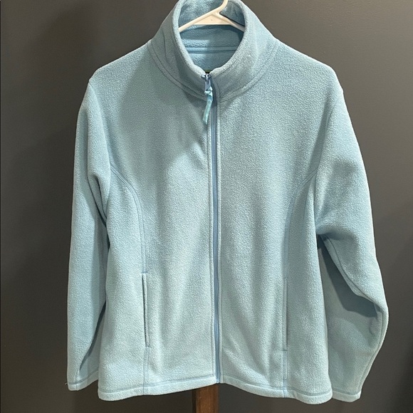 forester Jackets & Blazers - Women's Light Blue Fleece Jacket